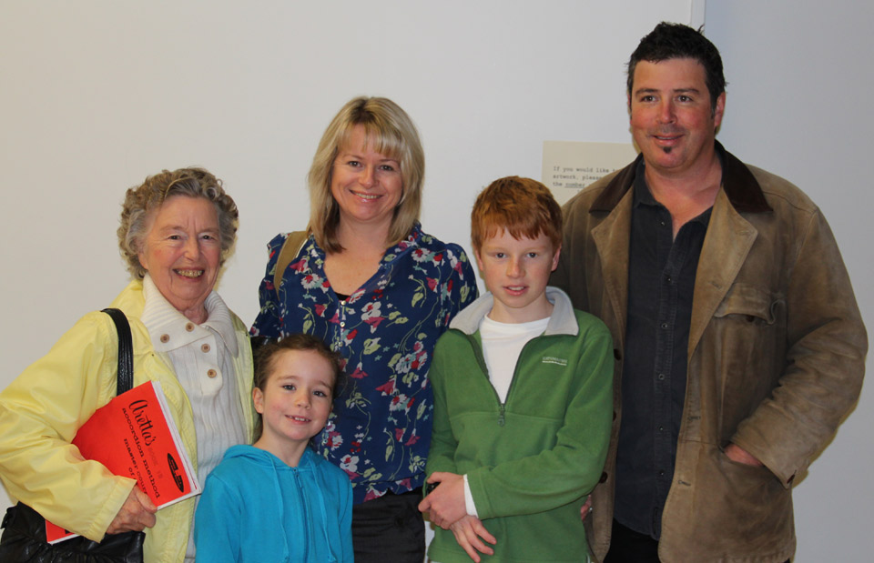Nita Rotherham (mother of Gail), Veronica Dowd, Gail Dowd, Carl Dowd and Steve Dowd.